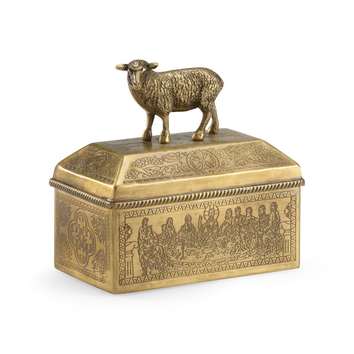 LAMB BRASS BOX