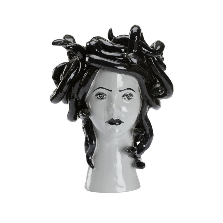 MEDUSA VASE - NERO