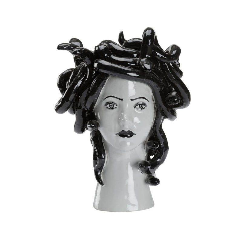MEDUSA VASE - NERO