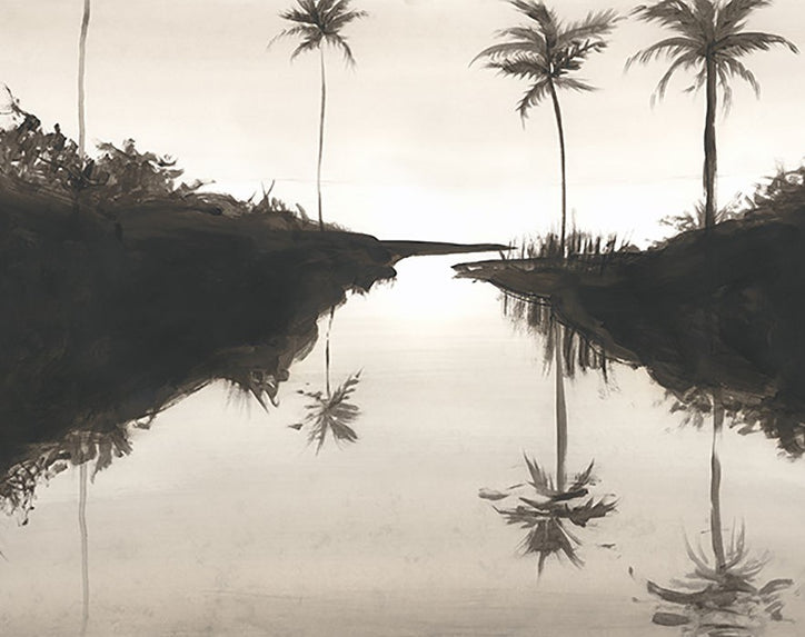 PALM TREES SILHOUETTE I