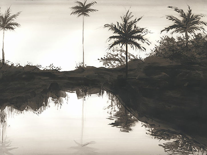 PALM TREES SILHOUETTE II