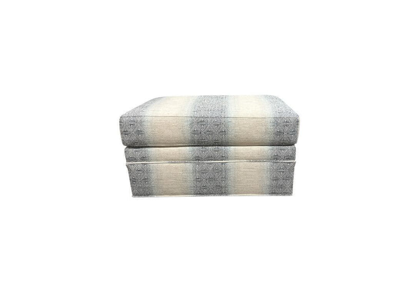STRIPED OTTOMAN