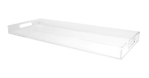 CLEAR NARROW TRAY