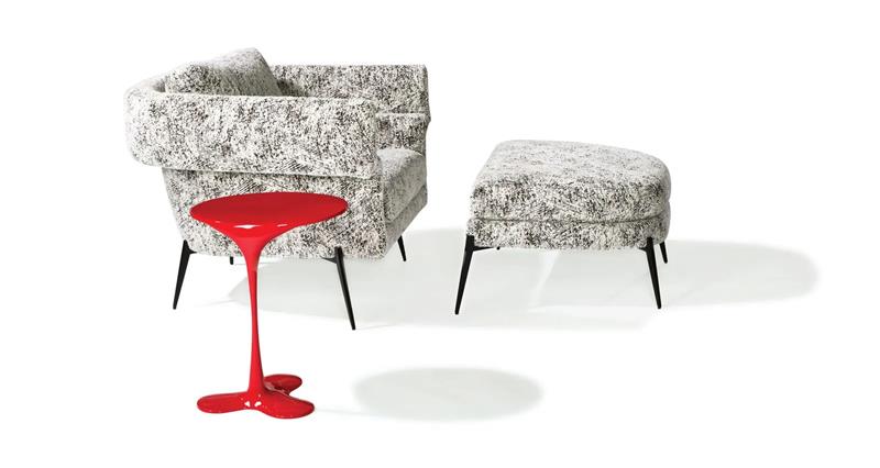 RED LIQUID SIDE TABLE