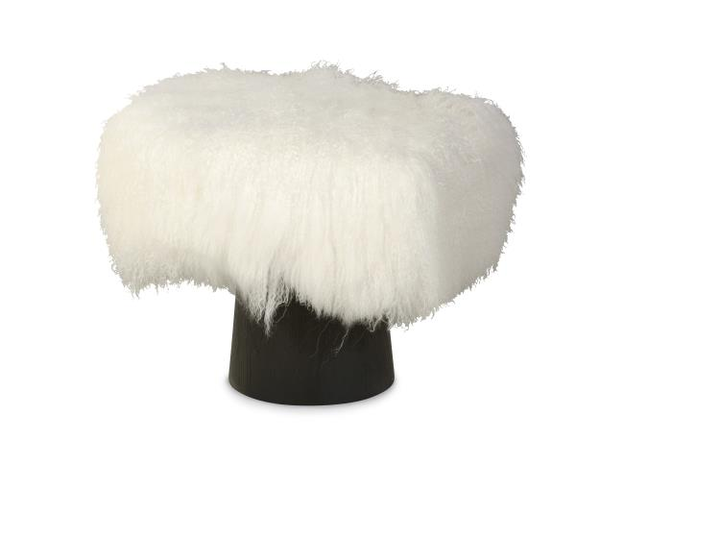 ITALIAN MONGOLIAN LAMB STOOL TARA SHAW