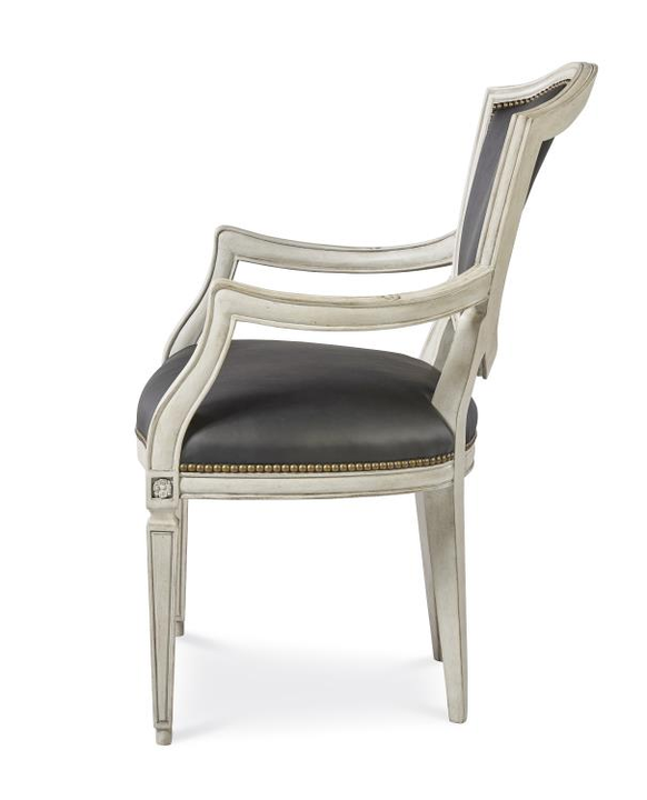 JEAN LUC SHIELD BACK ARM CHAIR TARA SHAW