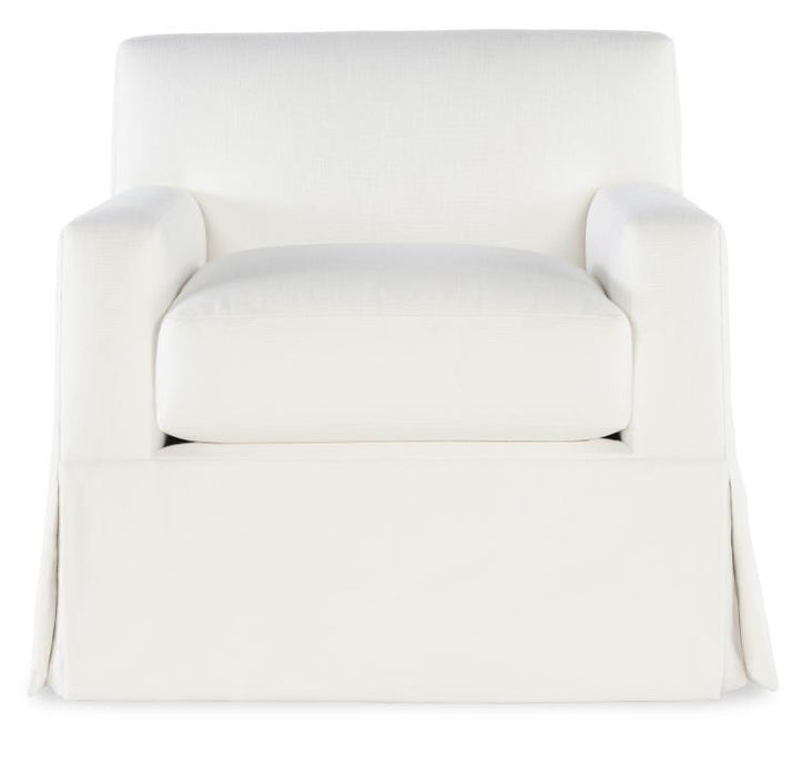 FRANCOIS SKIRTED SWIVEL CHAIR TARA SHAW