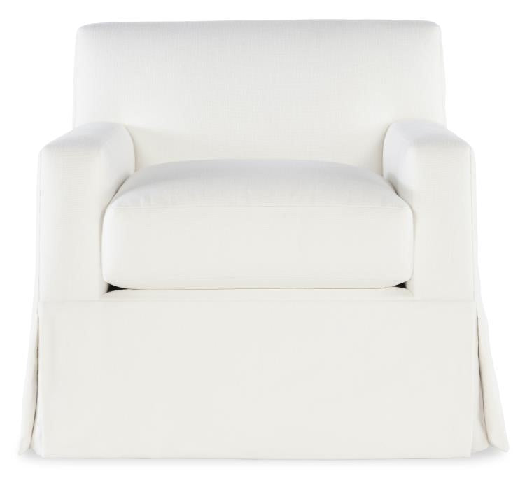 FRANCOIS SKIRTED SWIVEL CHAIR TARA SHAW