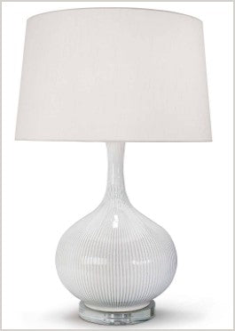 IVORY CERAMIC LAMP