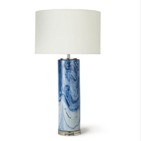 TIDE SWIRL CERAMIC LAMP