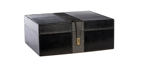 LARGE LEATHER BOX