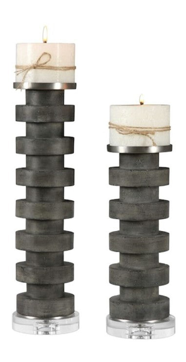 KARUN CANDLEHOLDER SET (2)