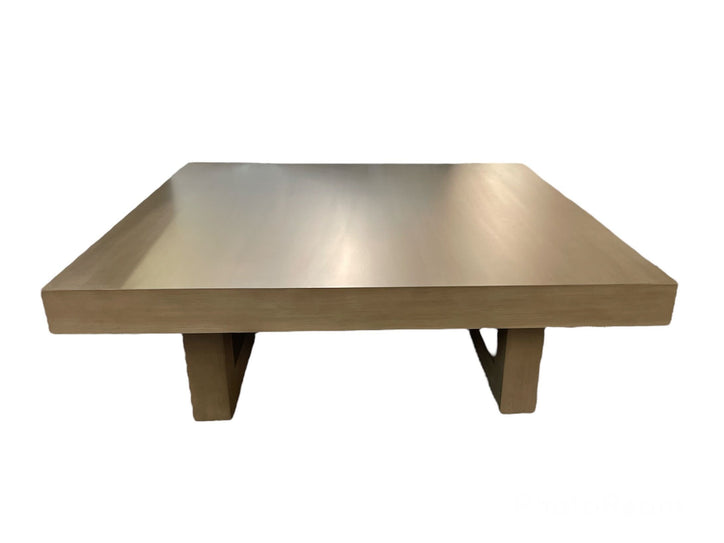 SQUARE SLED BASE COCKTAIL TABLE