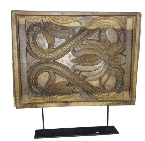 CARVED PANEL MOLD ON STAND