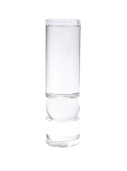 LARGE CRYSTAL CANDLEHOLDER