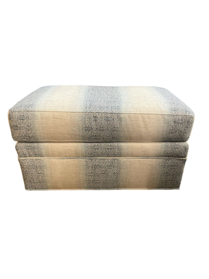 STRIPED OTTOMAN