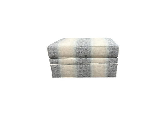 STRIPED OTTOMAN