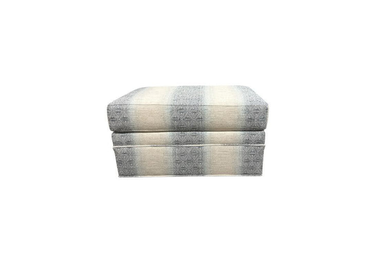 STRIPED OTTOMAN