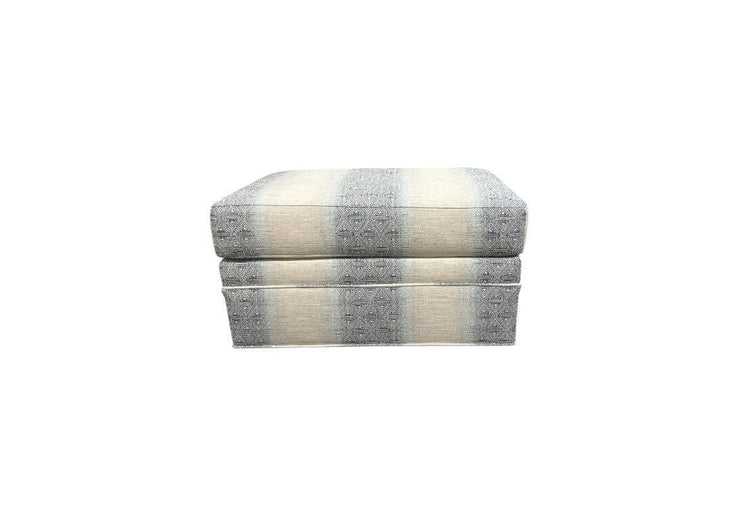 STRIPED OTTOMAN