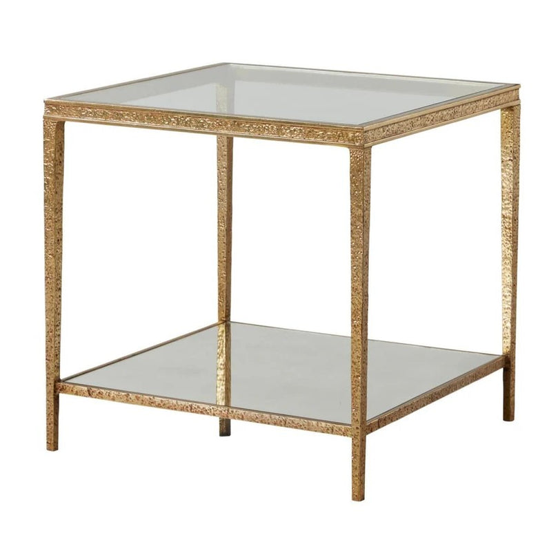 SCULPTURE SQUARE END TABLE