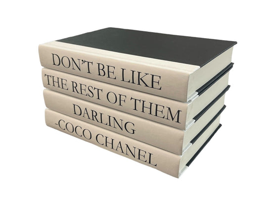 4 VOL. COCO CHANEL QUOTE