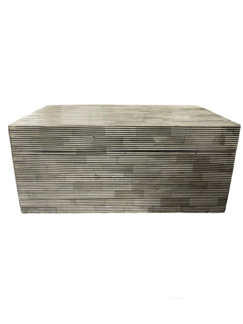 STRIPED LINNING BOX-LG