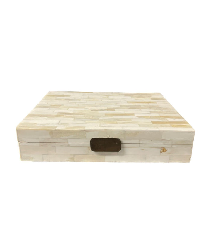 LARGE BONE BOX W HANDLE