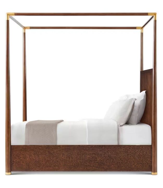 Pyramid Brown/Satin Brass