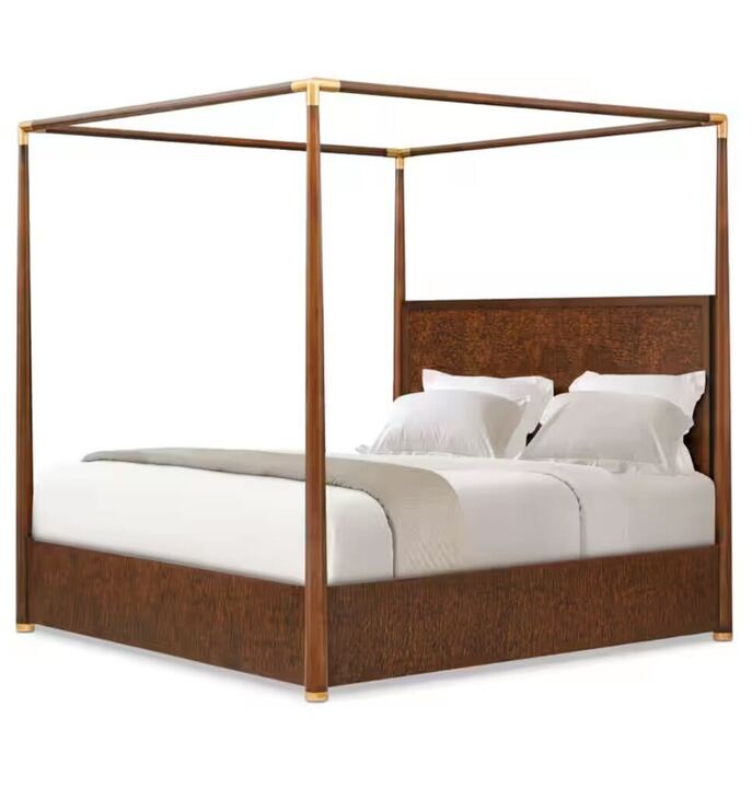 Pyramid Brown/Satin Brass