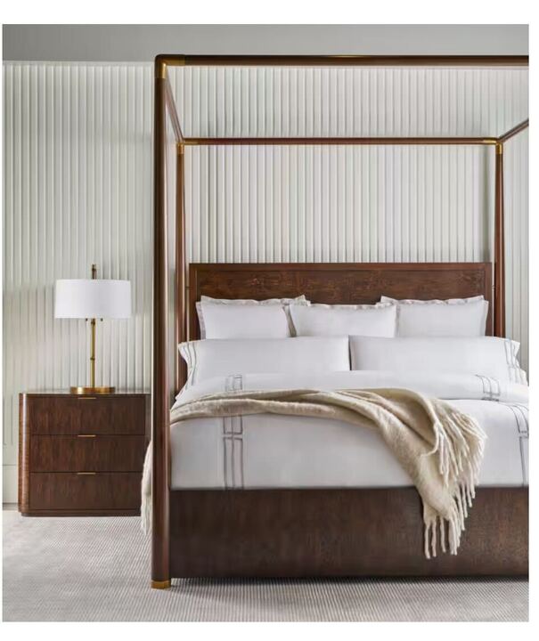 Pyramid Brown/Satin Brass