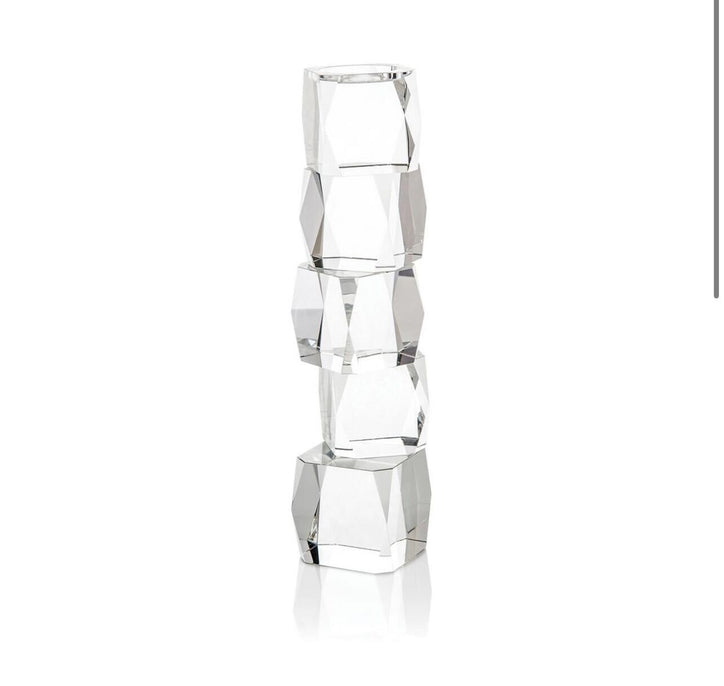 TALL CUBIST CANDLEHOLDER