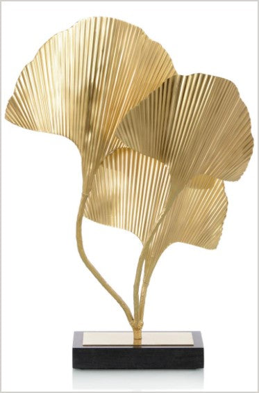 GINKGO LEAF TORCHIERE LAMP