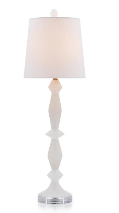 TALL ALABASTER TABLE LAMP