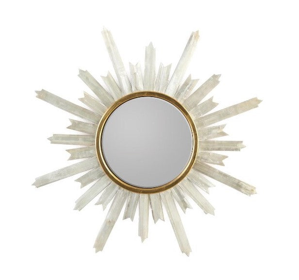 SELENITE STARBURST MIRROR