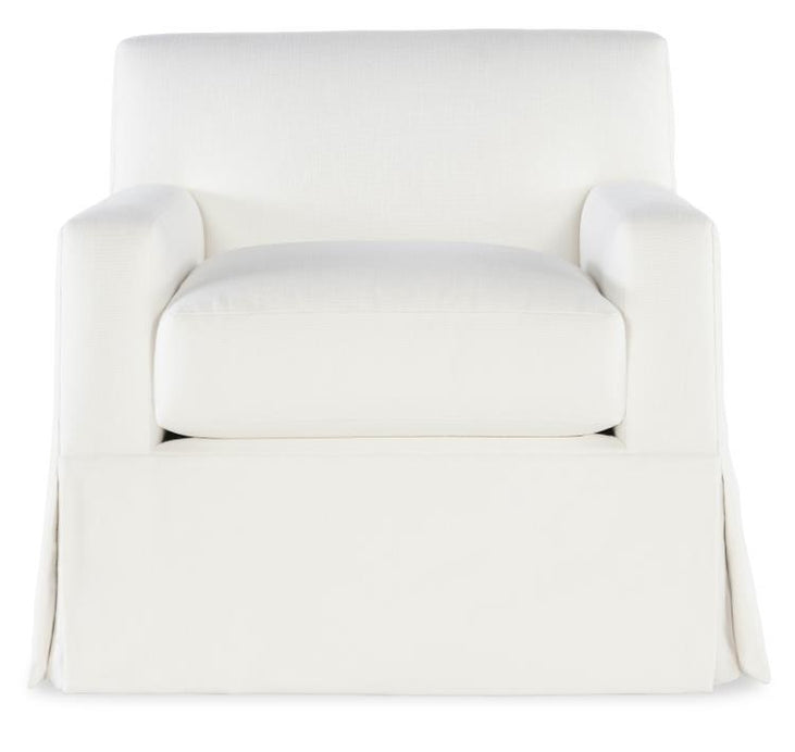 FRANCOIS SKIRTED SWIVEL CHAIR TARA SHAW