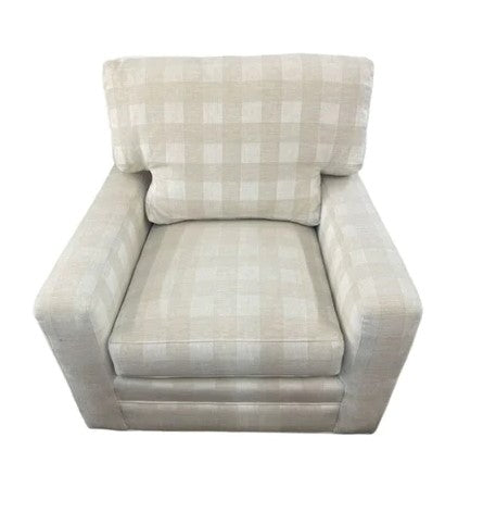 CHECK SWIVEL LOUNGE CHAIR