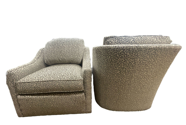 TAUPE SWIVEL CHAIR