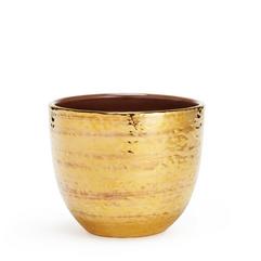 TEXTURED GOLD CACHEPOT