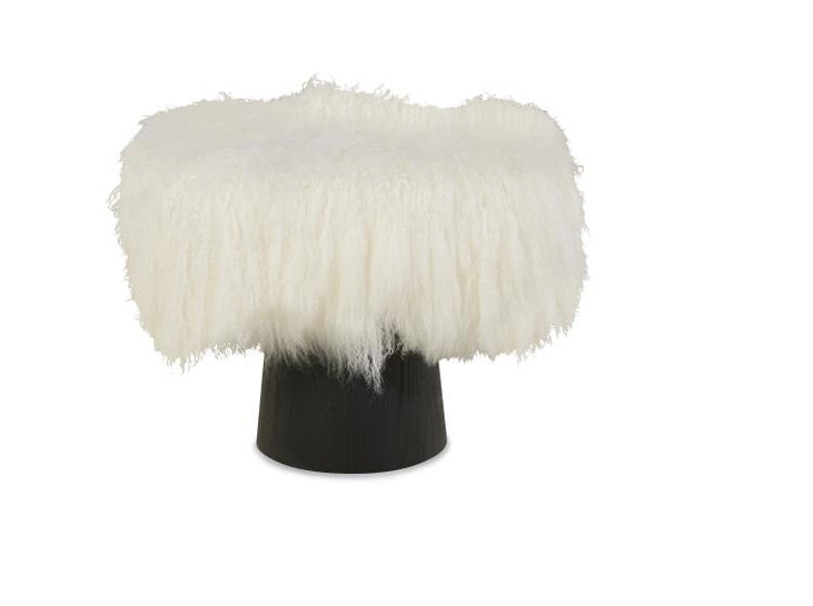 ITALIAN MONGOLIAN LAMB STOOL TARA SHAW