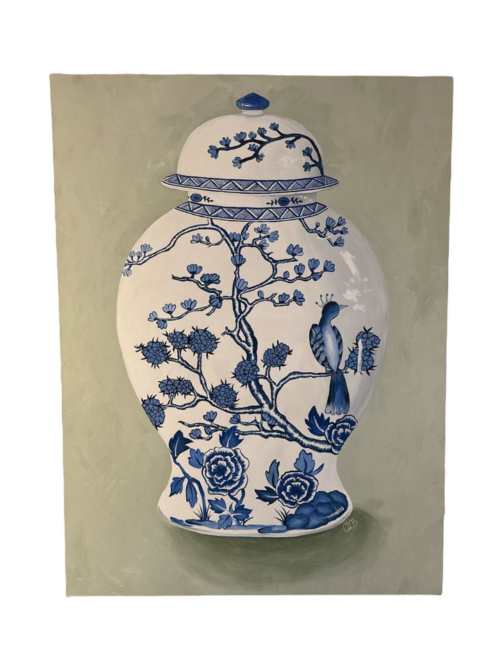 SPRING ON PORCELAIN