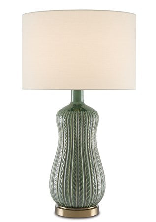 MAMORA GREEN TABLE LAMP
