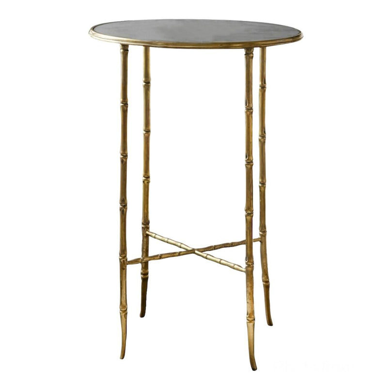 OVAL BAMBOO SPOT TABLE